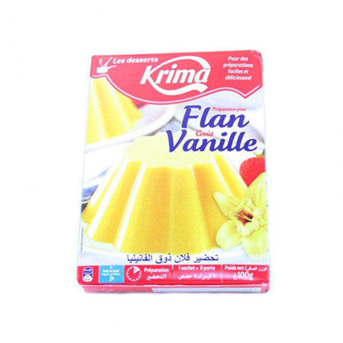 PREPARATION POUR FRLAN GOUT VANILLE 8 PARTS 100 G KRIMA