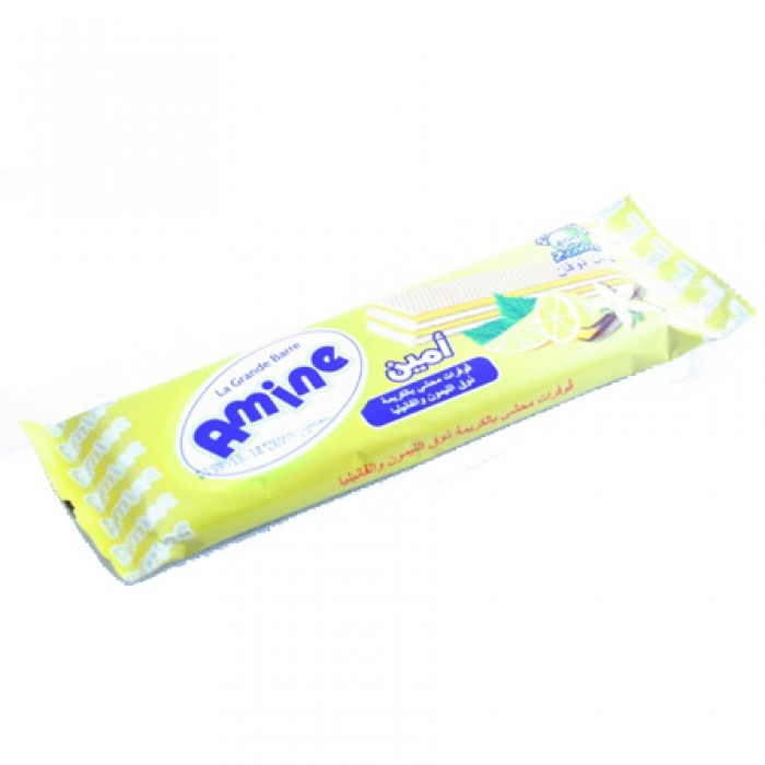 GOUFRETTE FOURRE AU  VANILLE CITRON AMINE 50G